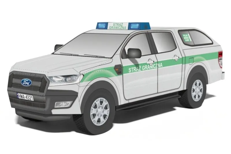 Papierový model - Ford Ranger XRT Pohraničná stráž